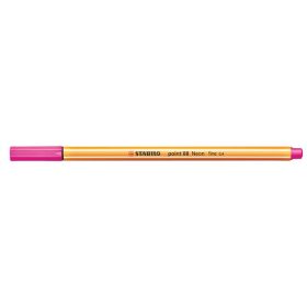  Tűfilc, 0,4 mm, STABILO "Point 88", neon rózsaszín