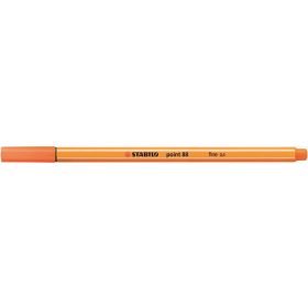   Tűfilc, 0,4 mm, STABILO "Point 88", halvány cinóber