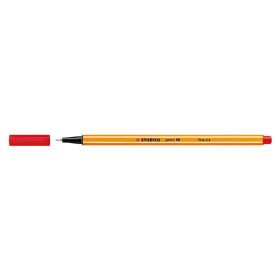 Tűfilc, 0,4 mm, STABILO "Point 88", piros