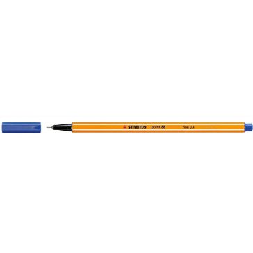Tűfilc, 0,4 mm, STABILO "Point 88", kék
