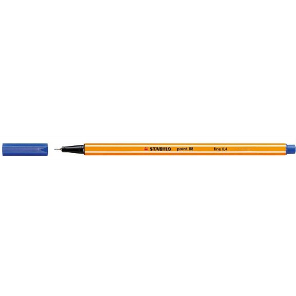 Tűfilc, 0,4 mm, STABILO "Point 88", kék Tűfilc, 0,4 mm, STABILO "Point 88", kék