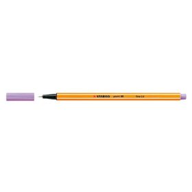 Tűfilc, 0,4 mm, STABILO "Point 88", pasztell-lila
