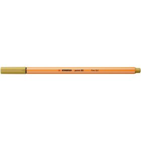 Tűfilc, 0,4 mm, STABILO "Point 88", khaki