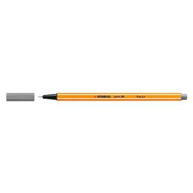 Tűfilc, 0,4 mm, STABILO "Point 88", szürke