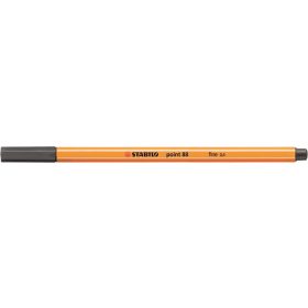   Tűfilc, 0,4 mm, STABILO "Point 88", sötét jégszürke