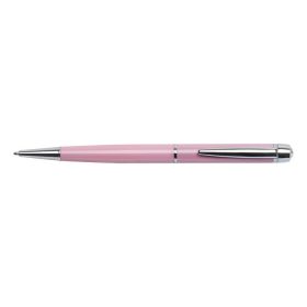   Golyóstoll, rózsaszín "Lille Pen", fehér SWAROVSKI® kristállyal, 14cm, ART CRYSTELLA®