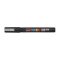 Dekormarker, 0,9-1,3 mm, UNI "Posca PC-3M", ezüst