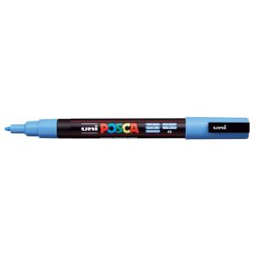   Dekormarker, 0,9-1,3 mm, UNI "Posca PC-3M", égszínkék