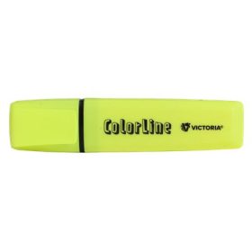   Szövegkiemelő, 1-5 mm, VICTORIA OFFICE, "ColorLine", sárga