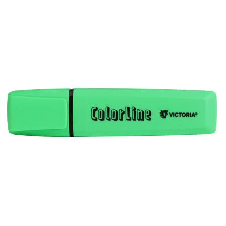 Szövegkiemelő, 1-5 mm, VICTORIA OFFICE, "ColorLine", zöld