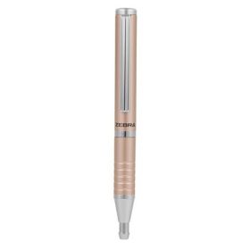   Golyóstoll, 0,24 mm, teleszkópos, rose gold színű tolltest, ZEBRA "SL-F1", kék