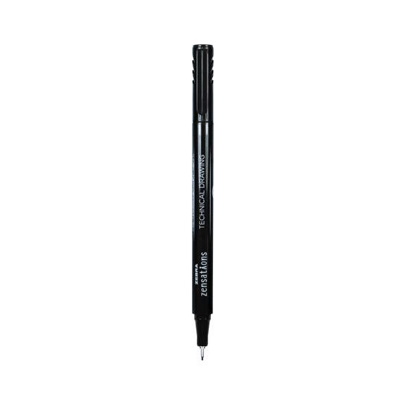 Műszaki rajztoll, 0,5 mm, ZEBRA, fekete Műszaki rajztoll, 0,5 mm, ZEBRA, fekete