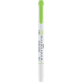   Szövegkiemelő, 1,0/3,5 mm, kétvégű ZEBRA "Mildliner Cool & Refined" zöld