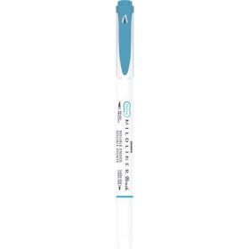   Ecsetirón, kétvégű ZEBRA "Mildliner Warm", füstkék