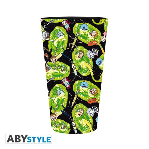 Rick és Morty nagyméretű pohár, 400 ml - Portálok Product name:
