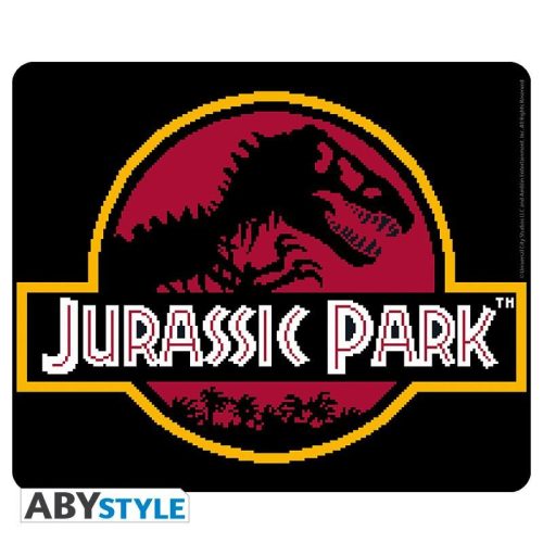 Rugalmas egérpad a Jurassic Parktól - Pixel logó , 23,5 x 19,5 cm