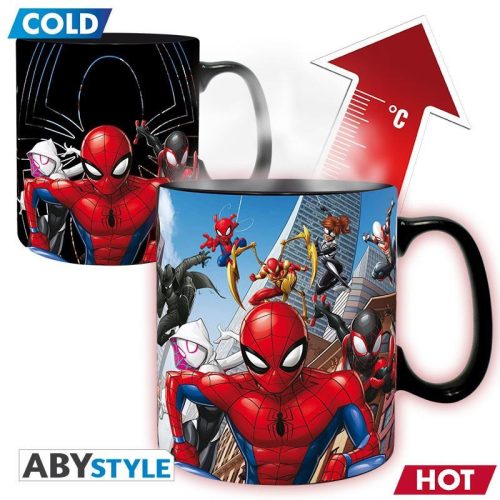 MARVEL Pohár Hőhatás (460 ml) Pókember Multiverzum