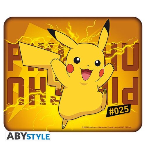 POKEMON Rugalmas Egérpad Pikachu, 23,5x19,5x0,3 cm