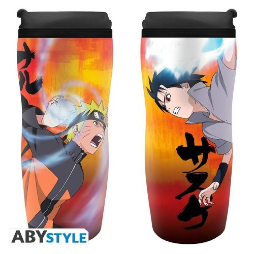 NARUTO SHIPPUDEN utazó bögre - Naruto vs Sasuke