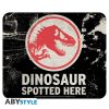JURASSIC WORLD rugalmas egérpad Vigyázat dinoszaurusz (23,50 x 19,50 cm)