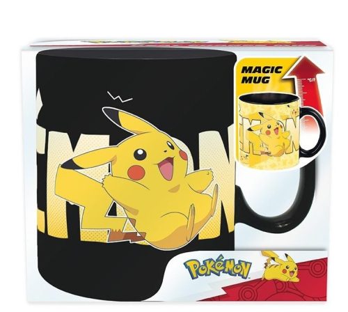 POKÉMON - Bögre Hőre Változó 460 ml Pikachu ABS