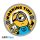 MINIONS rugalmas egérpad Munkaidő (átmérő: 21,5 cm)