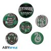 HARRY POTTER kitűző készlet - Slytherin (Mardekár)