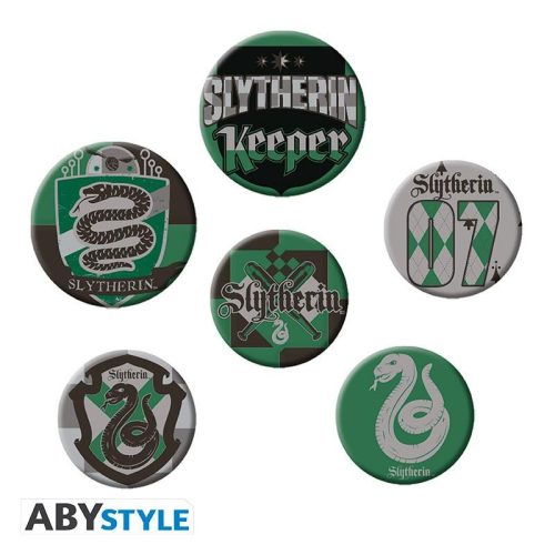 HARRY POTTER kitűző készlet - Slytherin (Mardekár)