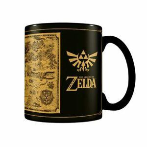 THE LEGEND OF ZELDA (MAP SILHOUETTE) hőre változó bögre