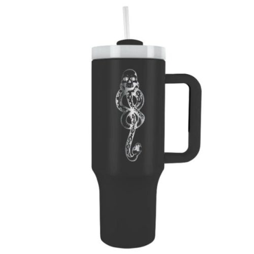 Harry Potter Sötét Művészetek utazó pohár szívószállal (1180 ml)