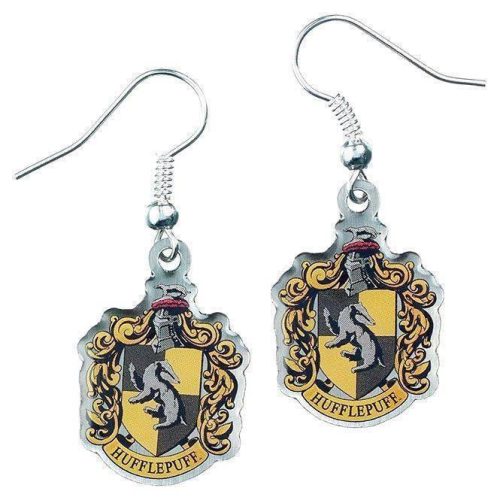 Harry Potter Hufflepuff (Hugrabug) Címeres Fülbevalók
