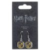 Harry Potter Hufflepuff (Hugrabug) Címeres Fülbevalók