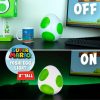 Super Mario Yoshi Tojás lámpa V2 , 20 cm