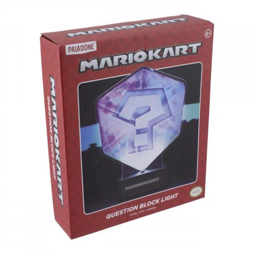 Mario Kart Akril Kérdőjel Lámpa
