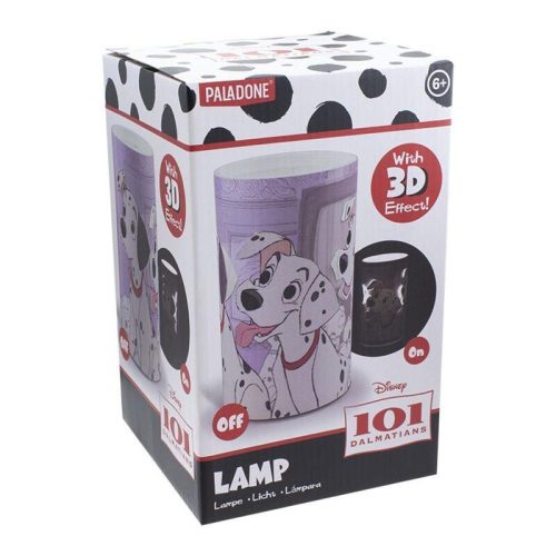 Disney 101 Dalmatians (101 Kiskutya) Asztali lámpa 3D hatással , 19,8 cm