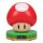 Super Mushroom Világító Ébresztőóra