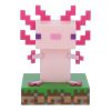Minecraft Axolotl ikon lámpa