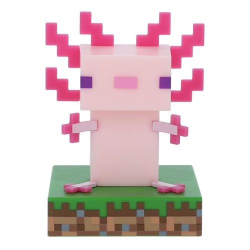 Minecraft Axolotl ikon lámpa
