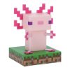 Minecraft Axolotl ikon lámpa