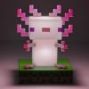 Minecraft Axolotl ikon lámpa