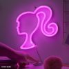 Barbie fali LED Neon lámpa, 22 cm