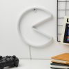 Pac-Man Falra Szerelhető LED Neon Lámpa (magasság: 21,50 cm)