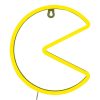 Pac-Man Falra Szerelhető LED Neon Lámpa (magasság: 21,50 cm)