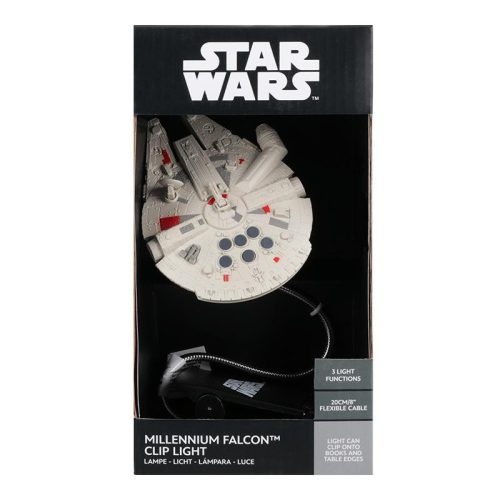 Star Wars (Csillagok háborúja) Millennium Falcon Könyv Olvasólámpa (klipsz)