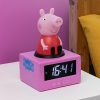 Peppa Malac Ikonos Ébresztő Óra, 15,60 cm