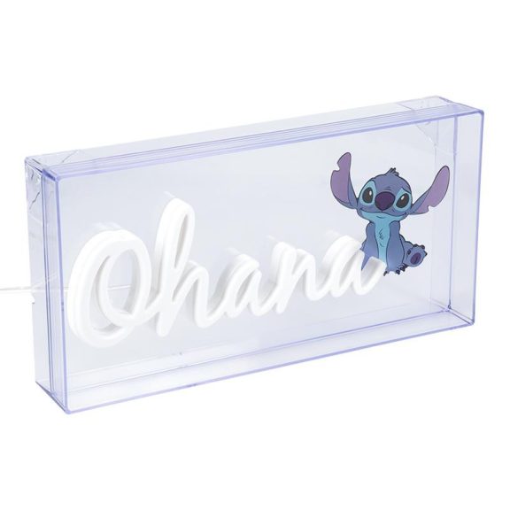 Disney Stitch Ohana LED Neon Lámpa Disney Stitch Ohana LED Neon Lámpa