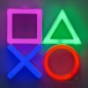 PlayStation Falra szerelhető LED Neonfény (magas: 25 cm)
