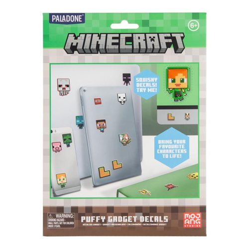 Minecraft Pufi Kiegészítő Matricák, 60 db