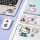 Hello Kitty Pufi Gadget Matricák, 32 db