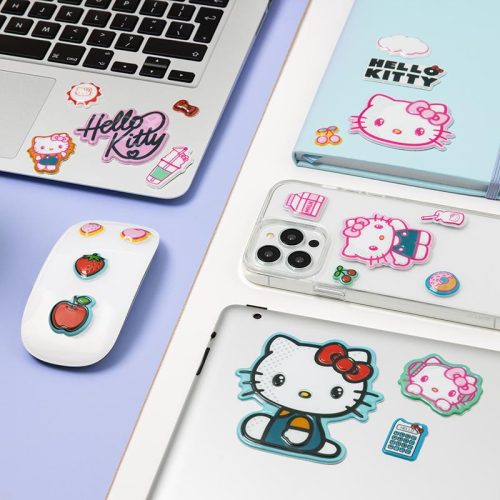 Hello Kitty Pufi Gadget Matricák, 32 db